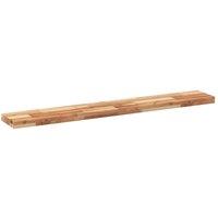Berkfield Home Compact Floating Shelf 120x20x4 cm Oil Finished Solid Wood Acacia in Brown | Size: 120 x 20 x 4 cm
