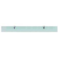 Berkfield Home Modern Floating Shelf Glass 100x10 cm 8 mm in Clear