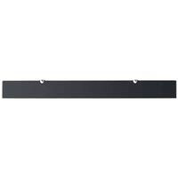 Berkfield Home Modern Floating Shelf Glass 100x10 cm 8 mm in Black