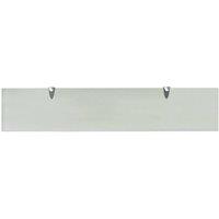 Berkfield Home Modern Floating Shelf Glass 100x20 cm 8 mm in Clear