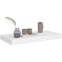 Berkfield Home Durable Floating Wall Shelf White 50x23x3.8 cm MDF