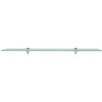 Berkfield Home Modern Floating Shelves 2 pcs Glass 90x10 cm 8 mm in Clear