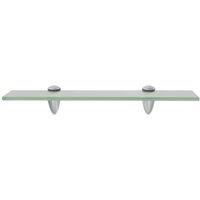 Berkfield Home Modern Floating Shelves 2 pcs Glass 40x10 cm 8 mm in Clear