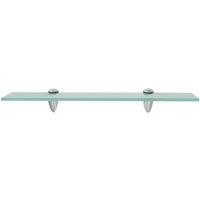Berkfield Home Modern Floating Shelves 2 pcs Glass 50x20 cm 8 mm in Clear