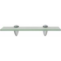 Berkfield Home Modern Floating Shelves 2 pcs Glass 30x20 cm 8 mm in Clear