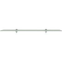 Berkfield Home Modern Floating Shelves 2 pcs Glass 90x20 cm 8 mm in Clear