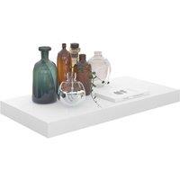 Berkfield Home Durable Floating Wall Shelves 4 pcs High Gloss White 50x23x3.8 cm MDF