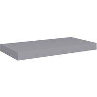 Berkfield Home Durable Floating Wall Shelves 2 pcs Grey 50x23x3.8 cm MDF