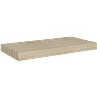 Berkfield Home Durable Floating Wall Shelves 4 pcs Oak 50x23x3.8 cm MDF in Light Oak