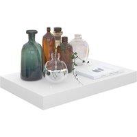 Berkfield Home Durable Floating Wall Shelves 4 pcs High Gloss White 40x23x3.8 cm MDF