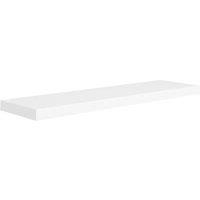 Berkfield Home Durable Floating Wall Shelves 2 pcs White 90x23.5x3.8 cm MDF