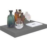 Berkfield Home Durable Floating Wall Shelves 2 pcs High Gloss Grey 40x23x3.8 cm MDF