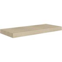 Berkfield Home Durable Floating Wall Shelves 4 pcs Oak 60x23.5x3.8 cm MDF in Light Oak