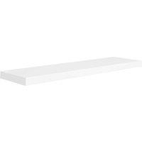 Berkfield Home Durable Floating Wall Shelves 4 pcs White 90x23.5x3.8 cm MDF