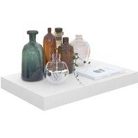 Berkfield Home Durable Floating Wall Shelf High Gloss White 40x23x3.8 cm MDF