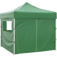 Berkfield Home Durable Foldable Tent 3x3 m with 4 Walls Green
