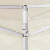 Berkfield Home Durable Foldable Tent with 2 Walls 3x3 m Cream in Beige