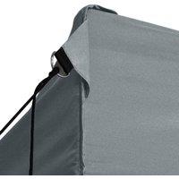 Berkfield Home Durable Foldable Tent with 3 Walls 3x4.5 m Anthracite in Charcoal