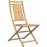 Berkfield Home Beautiful Folding Garden Chairs 6 pcs 46x66x99 cm Bamboo in Brown | Size: 46 x 66 x 99 cm