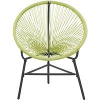 Berkfield Home Modern Garden Acapulco Chair Poly Rattan Green