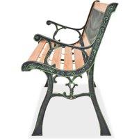 Berkfield Home Decorative Garden Bench 122 cm Wood in Brown