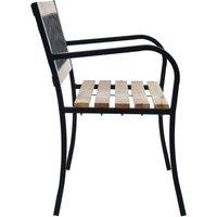 Berkfield Home Durable Garden Bench 120 cm Wood in Brown
