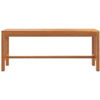 Berkfield Home Beautiful Garden Bench 110 cm Solid Wood Eucalyptus in Brown