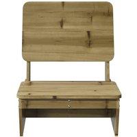 Berkfield Home Beautiful Garden Chair 60x64x70.5 cm Impregnated Wood Pine in Brown