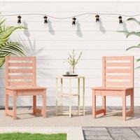Berkfield Home Durable Garden Chairs 2 pcs 40.5x48x91.5 cm Solid Wood Douglas in Light Tan