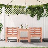 Berkfield Home Beautiful Garden Chairs 2 pcs 61.5x53x71 cm Solid Wood Douglas in Light Tan
