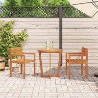 Berkfield Home Beautiful Garden Chairs 2 pcs 50x53x80 cm Solid Wood Acacia in Brown | Size: 50 x 53 x 80 cm
