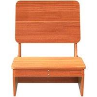 Berkfield Home Beautiful Garden Chair Wax Brown 60x64x70.5 cm Solid Wood Pine
