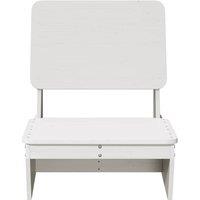Berkfield Home Beautiful Garden Chair White 60x64x70.5 cm Solid Wood Pine
