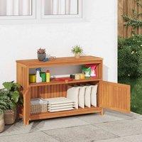Berkfield Home Beautiful Garden Console Table 110x35x75 cm Solid Wood Acacia in Brown | Size: 110 x 35 x 75 cm