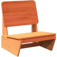 Berkfield Home Beautiful Garden Chairs 2 pcs Wax Brown 60x64x70.5 cm Solid Wood Pine