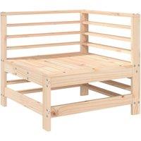 Berkfield Home Beautiful Garden Corner Sofas 2 pcs Solid Wood Pine in Light Tan