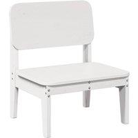 Berkfield Home Beautiful Garden Chairs 2 pcs White 60x52.5x72 cm Solid Wood Pine