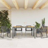 Berkfield Home Beautiful Garden Chairs 4 pcs Black Poly Rattan