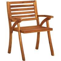 Berkfield Home Dense Garden Chairs 3 pcs Solid Acacia Wood in Brown