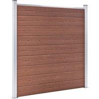 Berkfield Home Durable Garden Fence WPC 699x186 cm Brown
