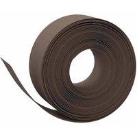 Berkfield Home Durable Garden Edgings 5 pcs Brown 10 m 20 cm Polyethylene