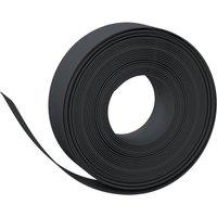 Berkfield Home Durable Garden Edgings 5 pcs Black 10 m 15 cm Polyethylene