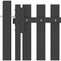 Berkfield Home Durable Garden Fence Gate Steel 1x2.25 m Anthracite in Charcoal