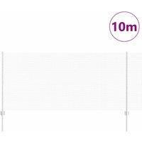 Berkfield Home Modern Garden Fence Set Set of 2 Galvanised steel 10 x 1 m Durable in Silver