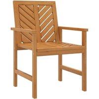Berkfield Home Beautiful Garden Dining Chairs 2 pcs Solid Wood Acacia in Brown