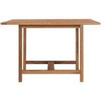 Berkfield Home Beautiful Garden Dining Table 110x110x75 cm Solid Wood Teak in Brown | Size: 110 x 110 x 75 cm