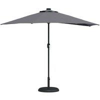 Berkfield Home Modern Garden Parasol Anthracite Large Fabric in Charcoal