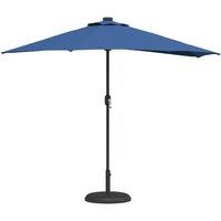 Berkfield Home Modern Garden Parasol Azurblau Large Fabric in Blue