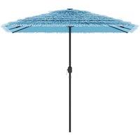 Berkfield Home Durable Garden Parasol with Steel Pole Blue 248x248x248 cm | Size: 248 x 248 x 248 cm