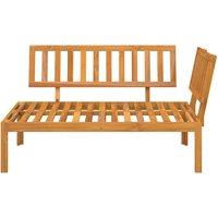 Berkfield Home Beautiful Garden Pallet Corner Sofa Solid Wood Acacia in Brown